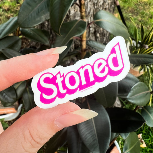 Stoned Barbie Sticker