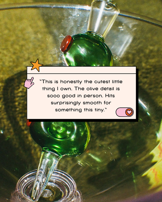 Dirty Olive Glassware