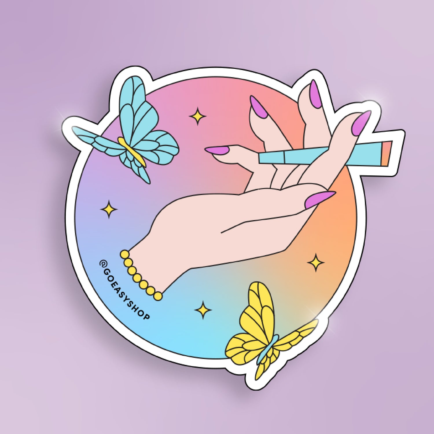 Rainbow Joint Sticker.